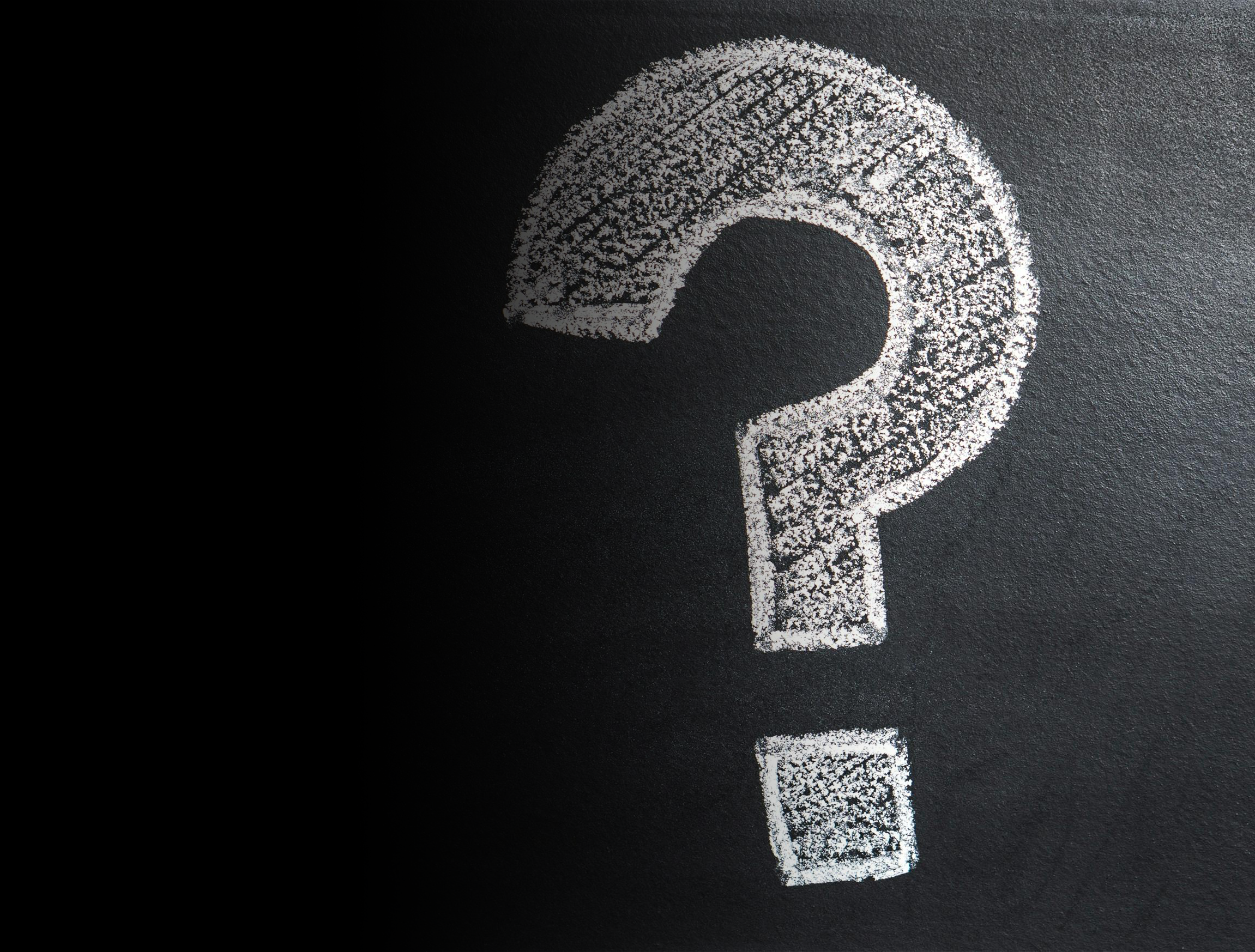 ponto de interrogação